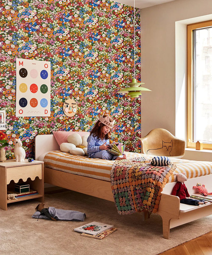 River Twin Bed - Oeuf Kids + Baby - White/Birch - HORNE