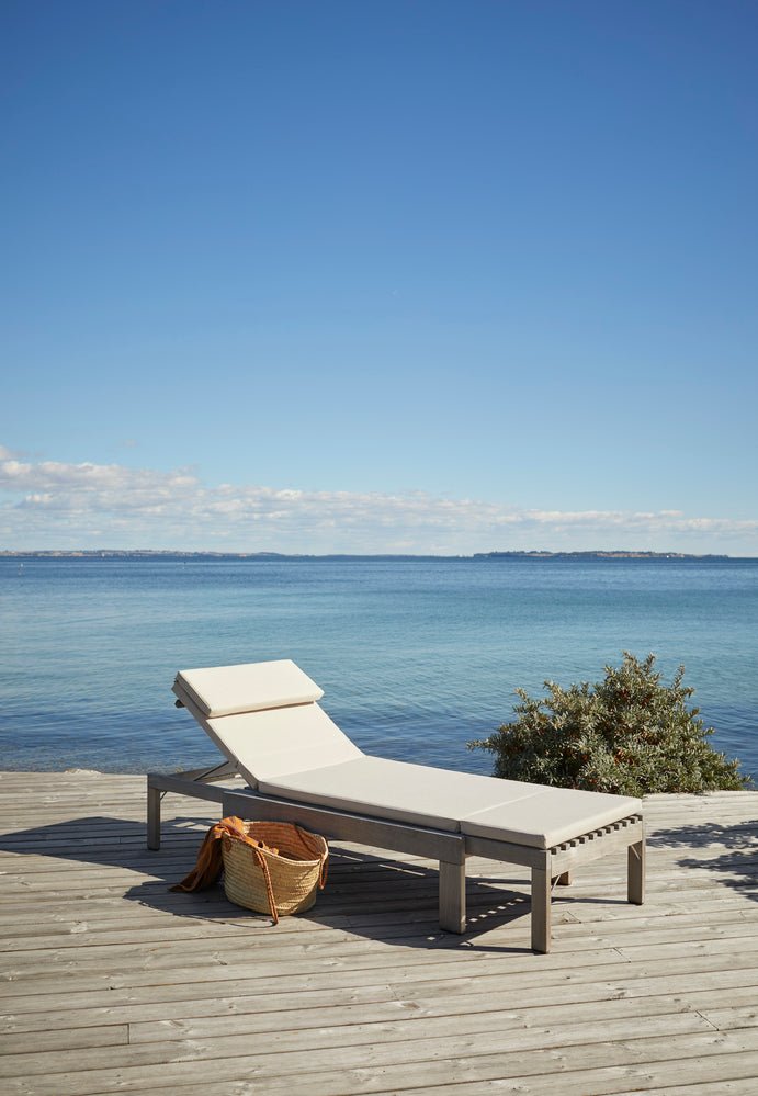 Riviera Cushion - Skagerak by Fritz Hansen - Outdoor Furniture - Sea Blue Stripe - HORNE