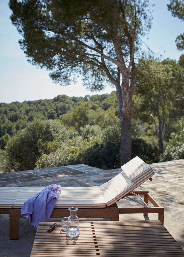 Riviera Cushion - Skagerak by Fritz Hansen - Outdoor Furniture - Sea Blue Stripe - HORNE