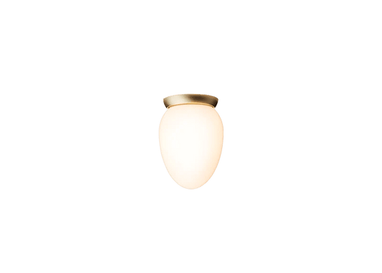 Rizzatto 171 Ceiling Light - Nuura Ceiling Lights - Satin Brass / Opal - HORNE