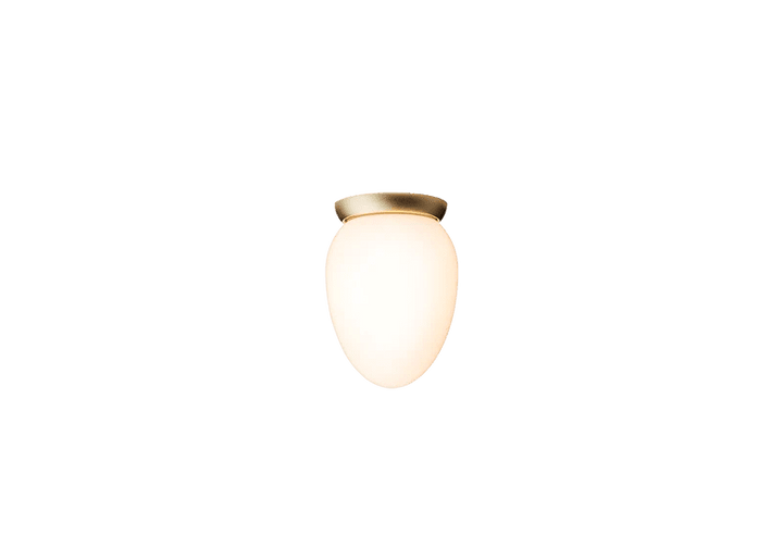 Rizzatto 171 Ceiling Light - Nuura Ceiling Lights - Satin Brass / Opal - HORNE