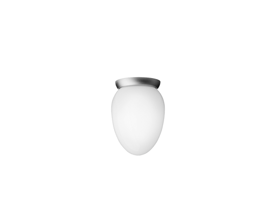 Rizzatto 171 Ceiling Light - Nuura Ceiling Lights - Satin Silver / Opal - HORNE