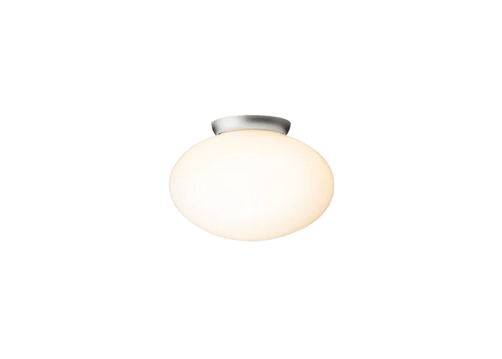 Rizzatto 301 Ceiling Light - Nuura Ceiling Lights - Satin Silver / Opal - HORNE