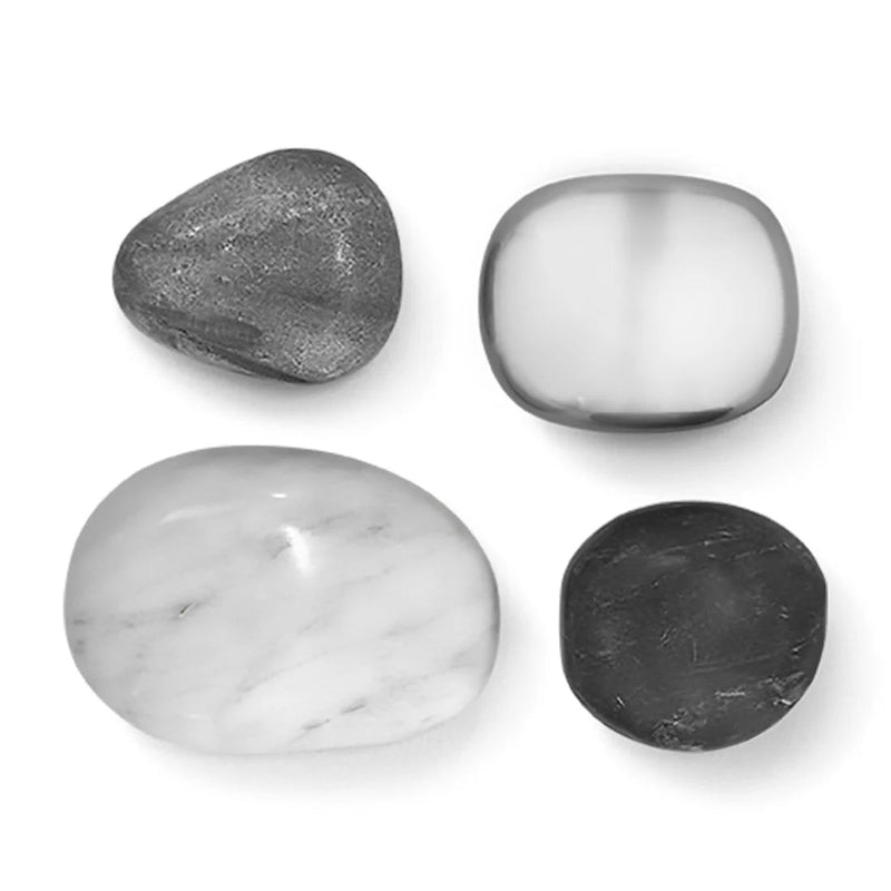 Rock Pile Sculpture - Kristina Dam Art + Objects - Grey Tones Marble & Aluminium - HORNE