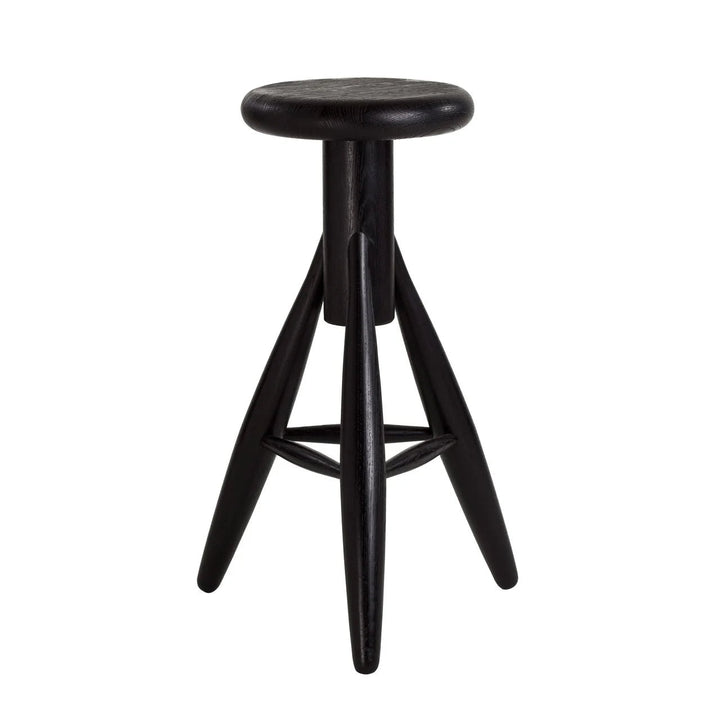 Rocket Stool - Artek Stools + Benches + Ottomans - Black Lacquer - HORNE