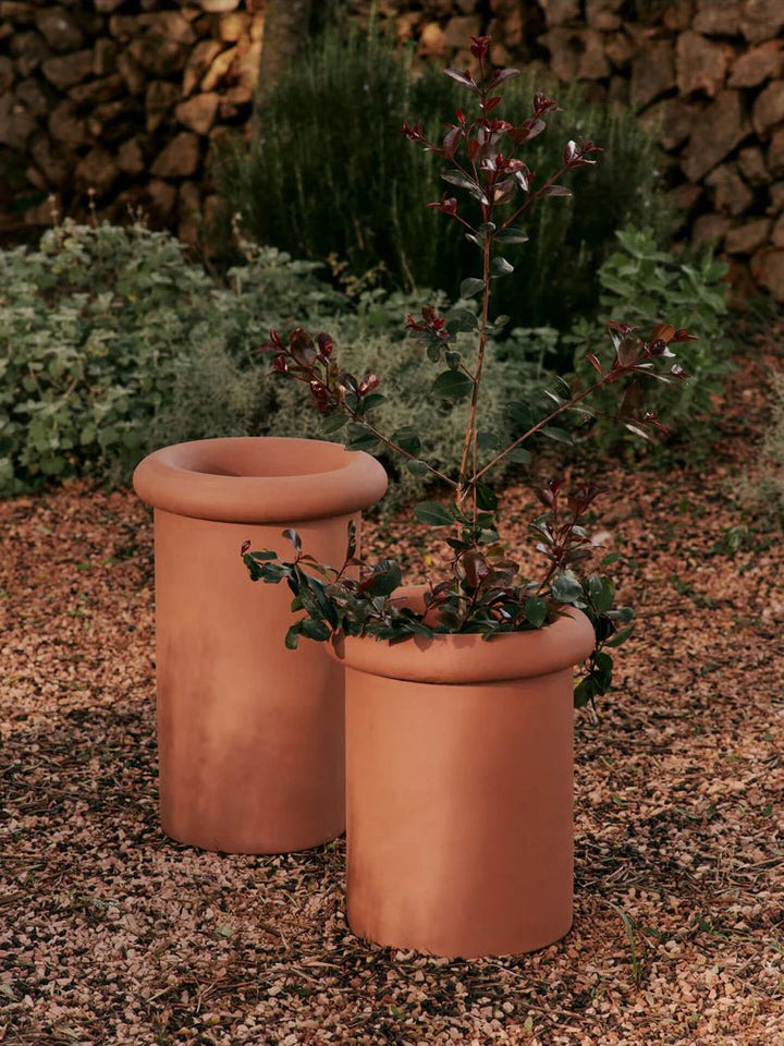 Rollo Pot - Ferm Living Planters - Large - White - HORNE