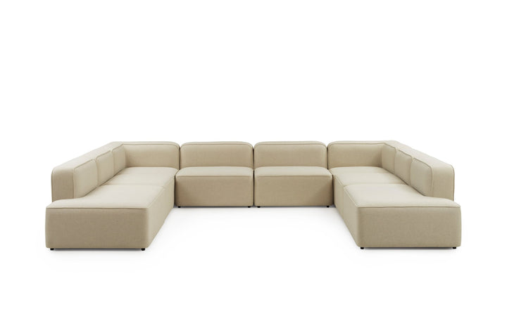 Rope Modular Sofa 6-Seater Corner - Normann Copenhagen Modular Sofas - Main Line Flax - MLF20 - HORNE