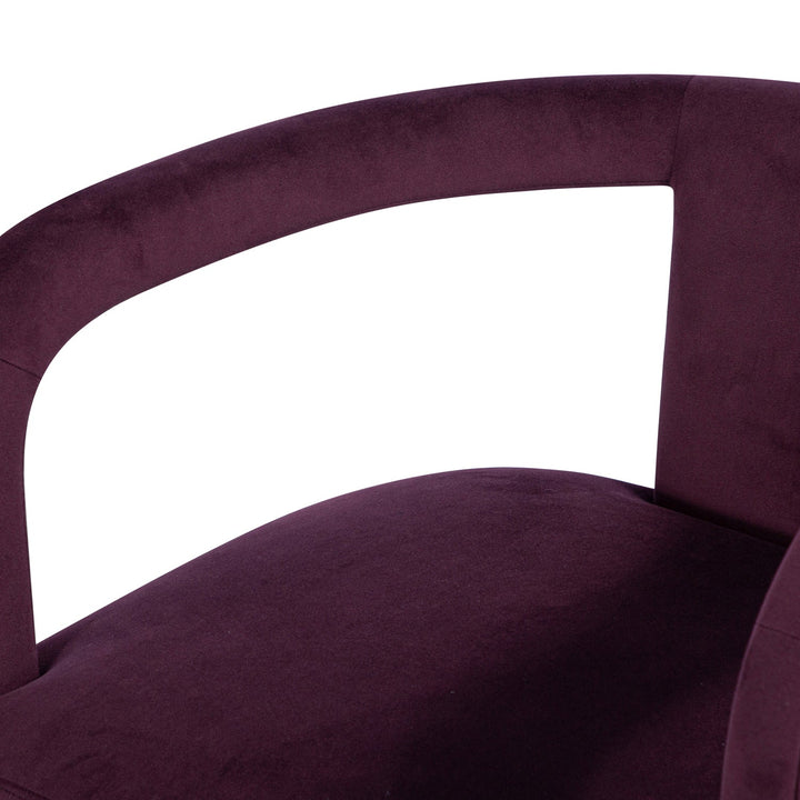 Rory Accent Chair - Urbia Chairs - New Plum - HORNE
