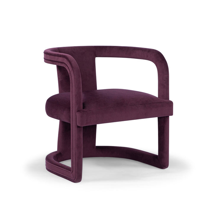 Rory Accent Chair - Urbia Chairs - New Plum - HORNE