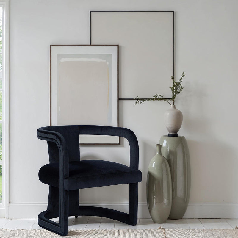 Rory Accent Chair - Urbia Chairs - Dust Blue - HORNE