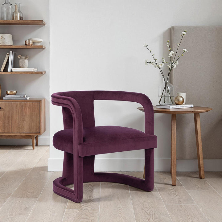 Rory Accent Chair - Urbia Chairs - New Plum - HORNE