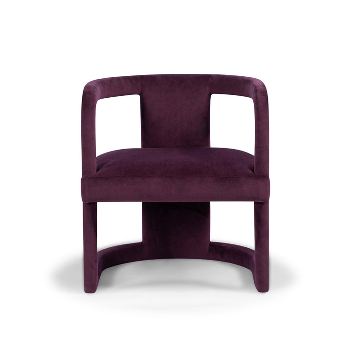 Rory Accent Chair - Urbia Chairs - New Plum - HORNE