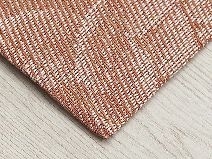 Rosette Rug - Chilewich - Rugs - Small - 23" x 36" - Burnt Coral - HORNE