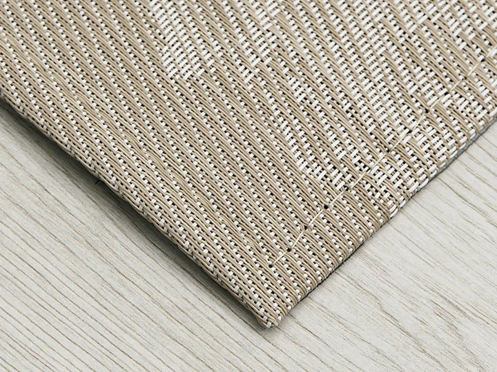 Rosette Rug - Chilewich - Rugs - Small - 23" x 36" - Flax - HORNE
