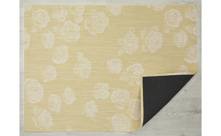 Rosette Rug - Chilewich - Rugs - Small - 23" x 36" - Wheat - HORNE