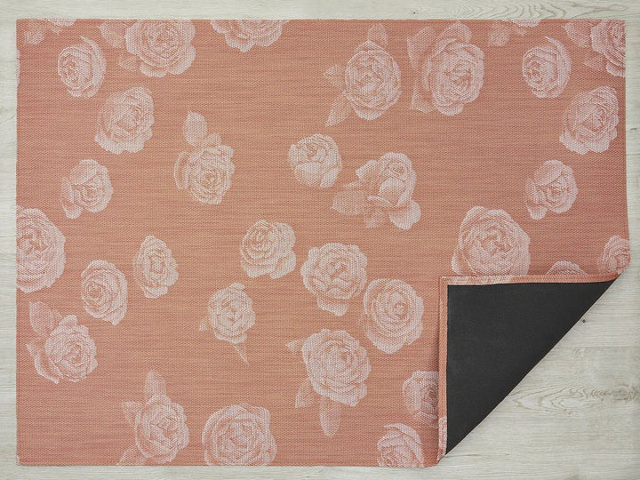 Rosette Rug - Chilewich - Rugs - Small - 23" x 36" - Burnt Coral - HORNE