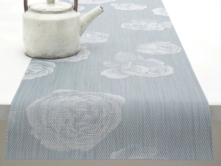 Rosette Table Runner - Chilewich - Kitchen + Table Linens - Sea - HORNE