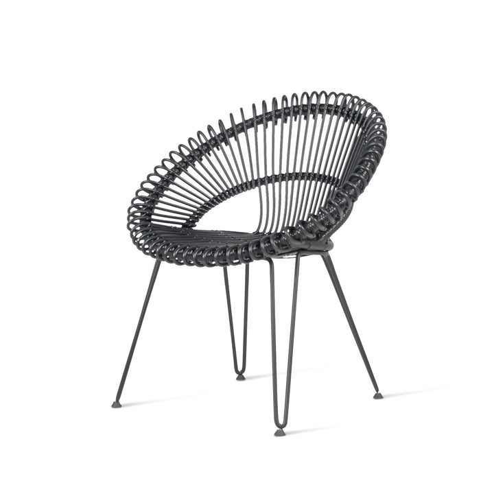 Roxy Dining Chair - Vincent Sheppard Chairs - Black - HORNE