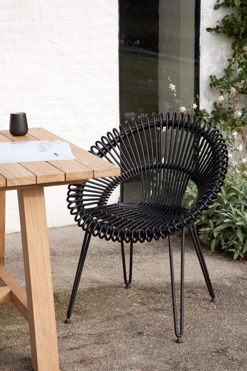 Roxy Dining Chair - Vincent Sheppard Chairs - Black - HORNE