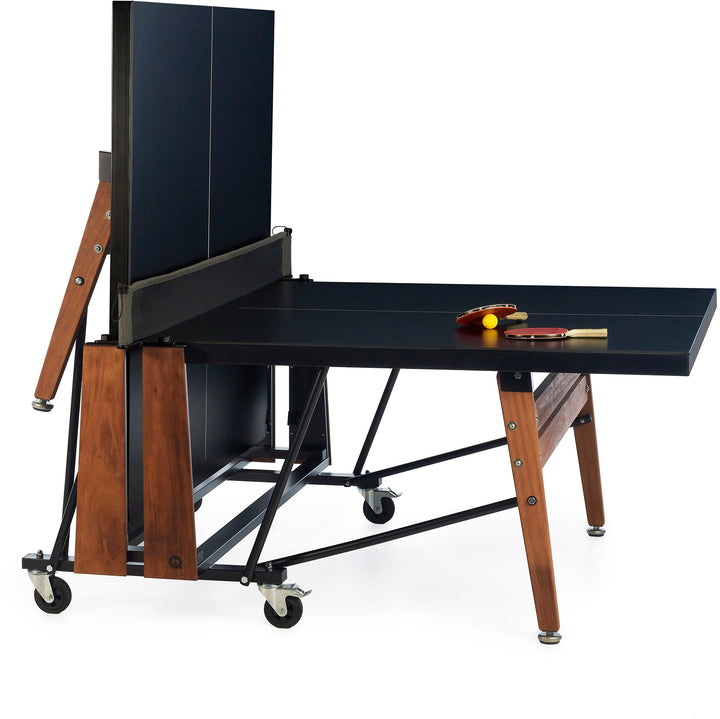 RS Folding Ping Pong Table - RS Barcelona - Games + Recreation - White - No Cover - HORNE