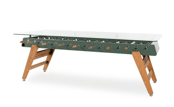 RS MAX RS Barcelona Foosball Table and Dining Table - Green - HORNE