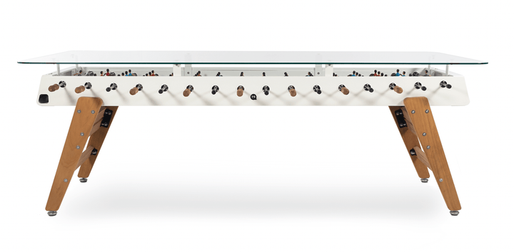 RS MAX Rs Barcelona Foosball Table and Dining Table - RS Barcelona - White - HORNE