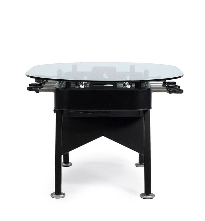 rs2 RS Barcelona Foosball Table and Dining Table - Indoor Outdoor - Black - HORNE
