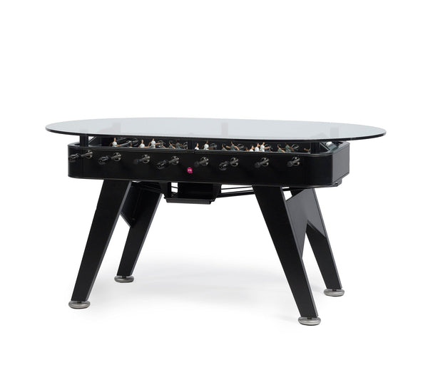 rs2 RS Barcelona Foosball Table and Dining Table - Black - HORNE