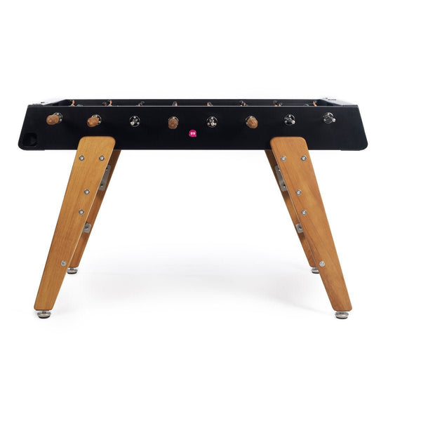 RS3 Indoor Foosball Table - Iroko Wood Legs - Black