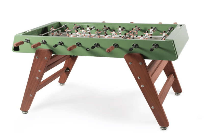 RS3 Indoor Foosball Table - Iroko Wood Legs - Black