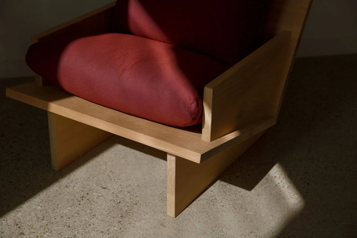 Rugosa Chair Cedar - Kalon Studios Chairs - Carmine - HORNE