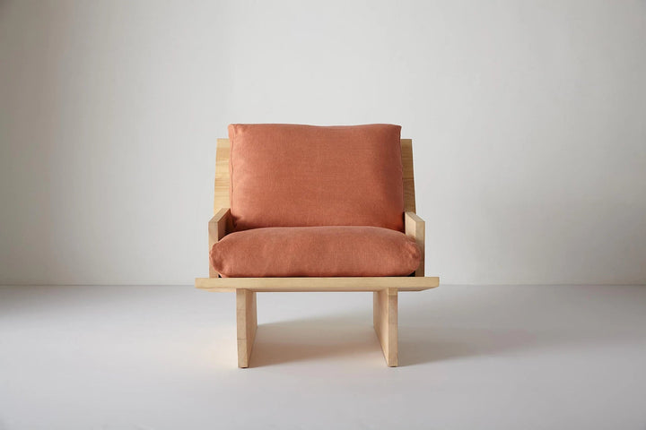 Rugosa Chair - Kalon Studios Chairs - Sugar Pine - Apricot - HORNE