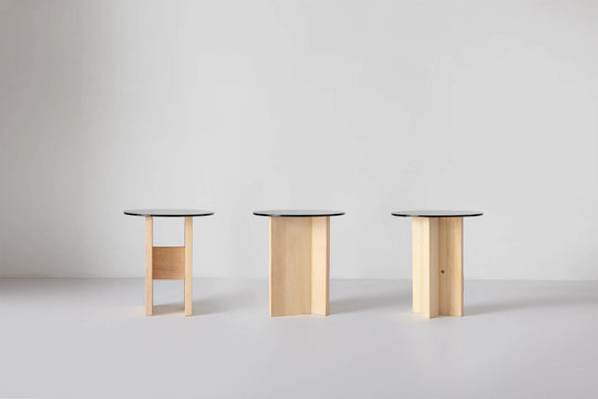 Rugosa Side Table - Kalon Studios Bedside Tables - Delta - Sugar Pine - HORNE