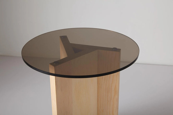 Rugosa Side Table - Kalon Studios Bedside Tables - Delta - Sugar Pine - HORNE