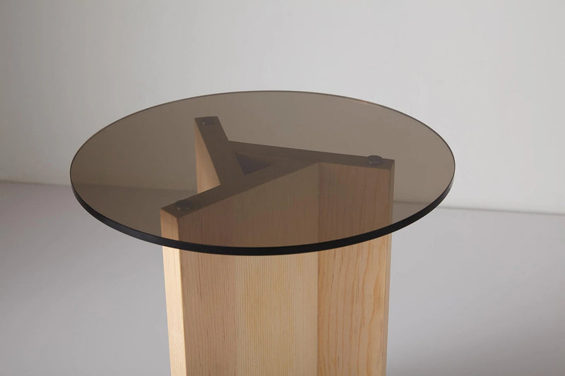 Rugosa Side Table - Kalon Studios Bedside Tables - Delta - Sugar Pine - HORNE