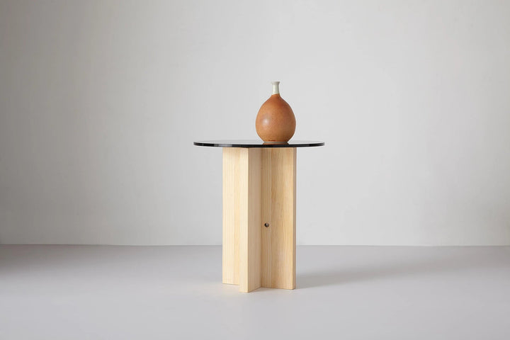 Rugosa Side Table - Kalon Studios Bedside Tables - Delta - Sugar Pine - HORNE