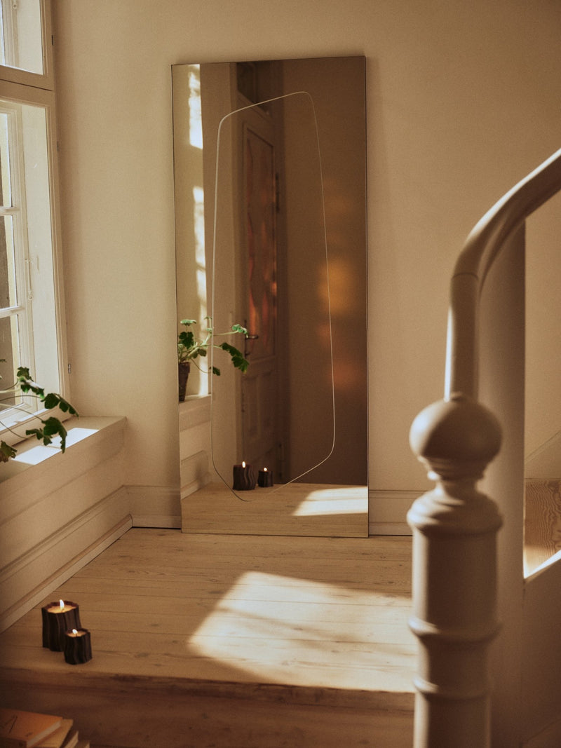 Rylith Scented Candle - H9 - Ferm Living Candle Holders - Dark Brown - HORNE