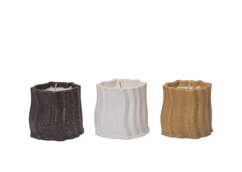 Rylith Scented Candles - H6 - Set of 3 - Ferm Living Serveware - HORNE