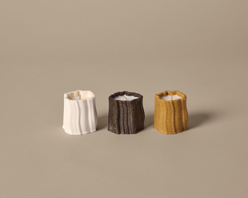 Rylith Scented Candles - H6 - Set of 3 - Ferm Living Serveware - HORNE