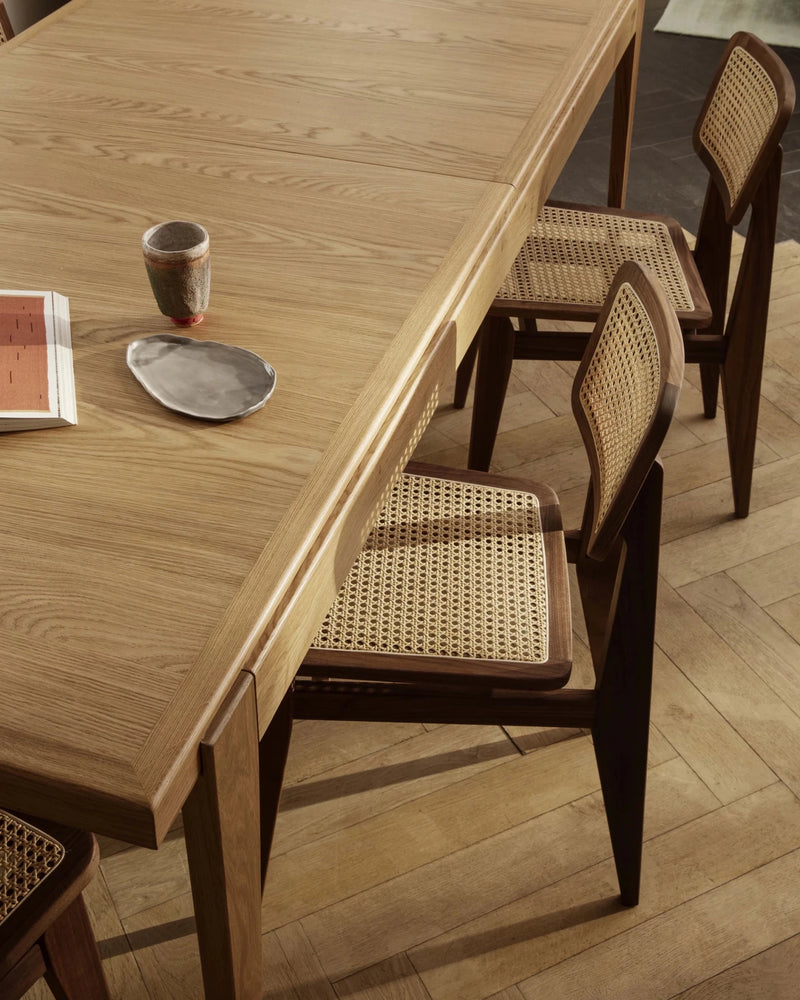 S-Table Dining Table - Rectangular Extendable - Gubi Tables - Oak Matt Lacquered - Oak Matt Lacquered - HORNE