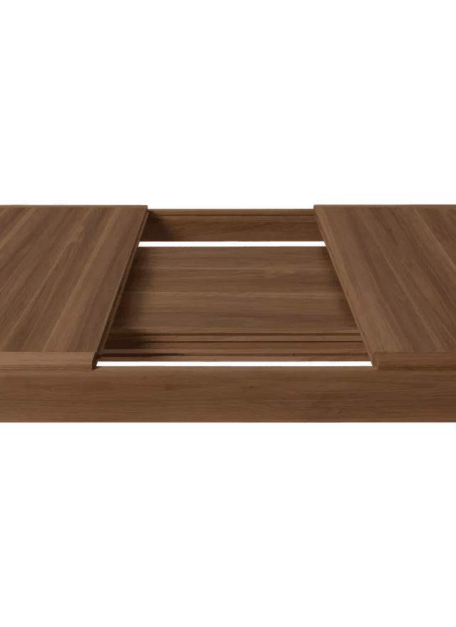 S-Table Dining Table - Rectangular Extendable - Gubi Tables - American Walnut Matt Lacquered - American Walnut Matt Lacquered - HORNE