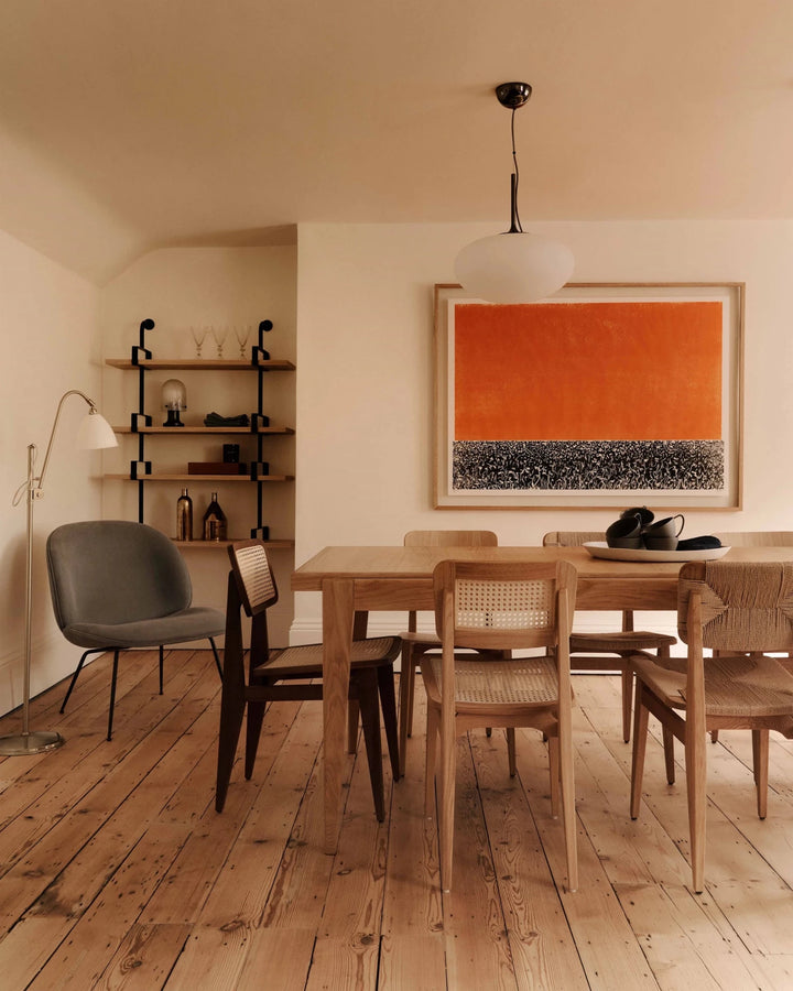 S-Table Dining Table - Rectangular Extendable - Gubi Tables - American Walnut Matt Lacquered - American Walnut Matt Lacquered - HORNE
