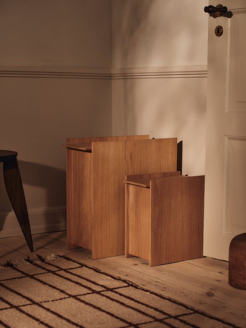 Sama Wooden Bin - 35 - Ferm Living Storage + Organization - HORNE