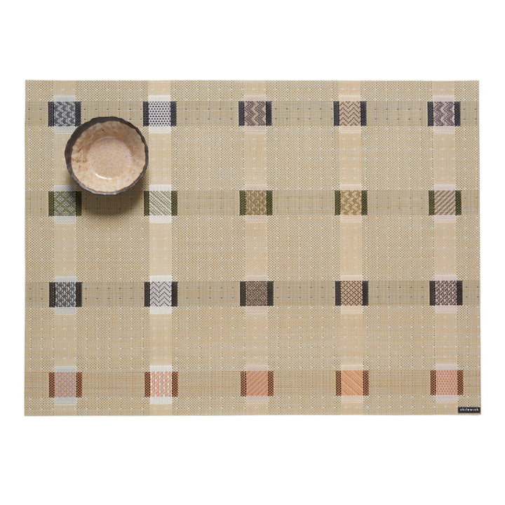 Sampler Placemat in Wheat