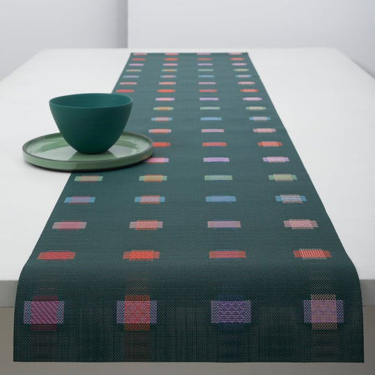 Sampler Table Runner in Fir
