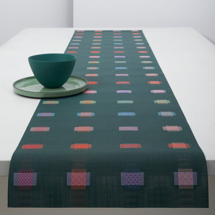 Sampler Table Runner in Fir