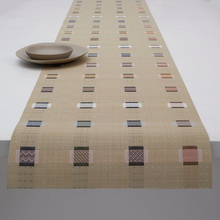 Sampler Table Runner in Wheat