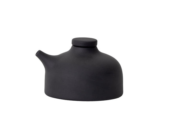 Sand Secret Soy Pot - Design House Stockholm Tableware - Black clay - HORNE