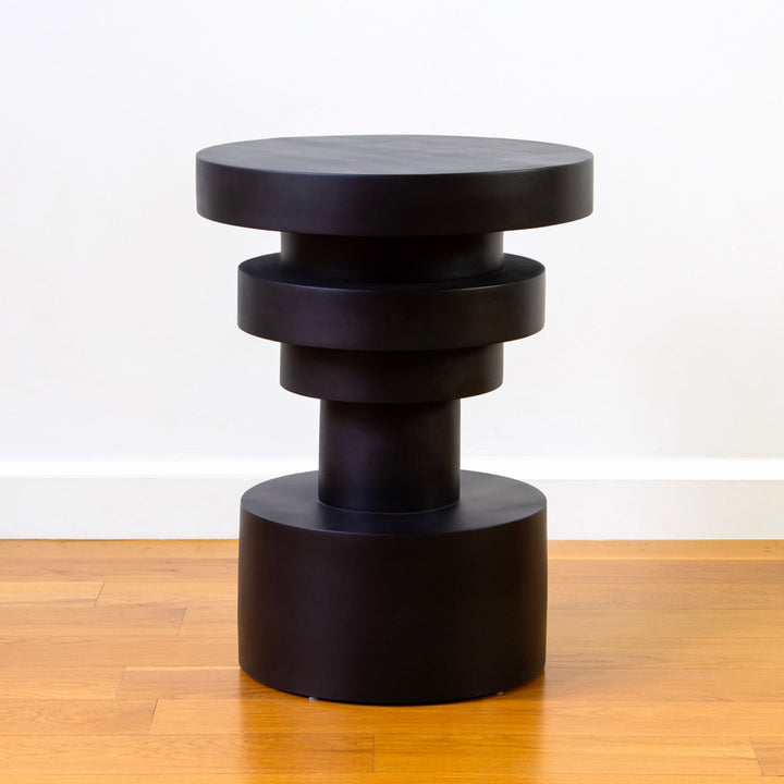 Sass Side Table - Souda Tables + Desks - Tall - Black - HORNE