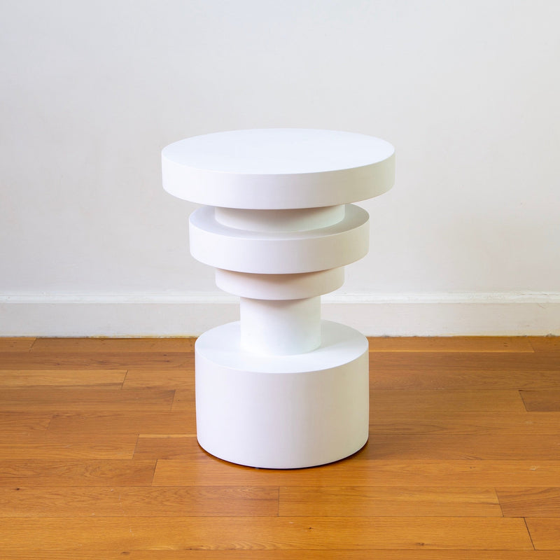 Sass Side Table - Souda Tables + Desks - Short - White - HORNE